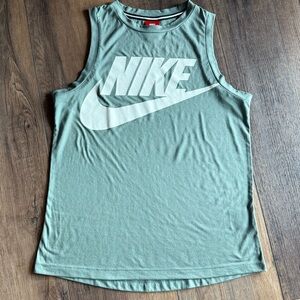 Nike Women's Sage Green Muscle Tee